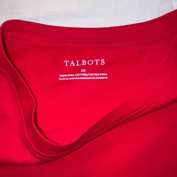 Talbots Women's Red Blouse - Picture 3 of 4